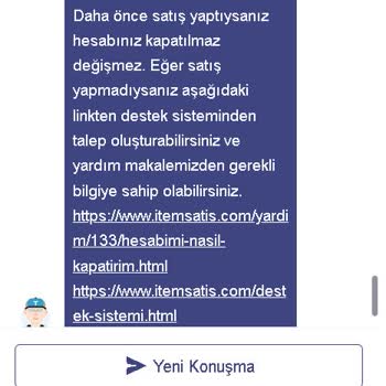 itemsatış Bloke Bakiye Paramı Çekmek İstiyorum.