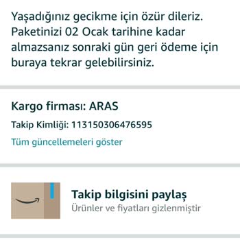 Amazon Çevrimiçi Alışverişte Yaşanan Teslimat Problemleri