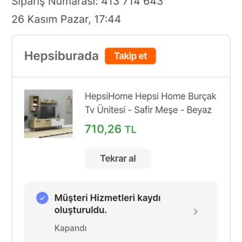 Hepsiburada'dan Aldığım Ürün Gönderilmedi