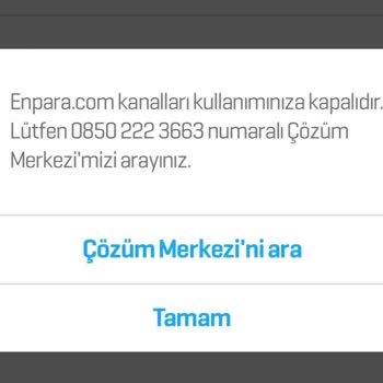 Enpara Habersiz Erişim Blokesi