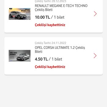 Vodafone Çekiliş Yanımda Uygulamasında O Kadar Birtane Bile Çıkmadı