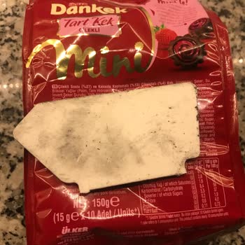 Ülker Dankek Mini İçinden Yabancı Madde Çıktı