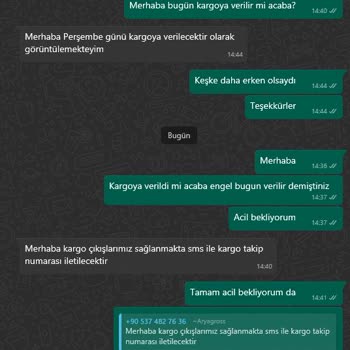 Arya Gross Ürünü Göndermedi Sitede "Sipariş Ödeme Bekliyor" Yazıyor.