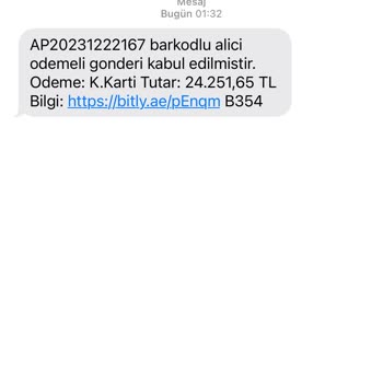 Hrahımemtal (SMS) Sahte Mesaj