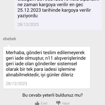 Ebebek Ve N11 Kurumsallıktan Uzak Tavırları