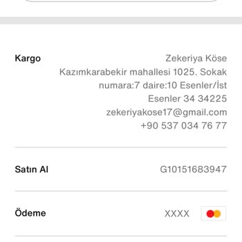 PTS Kargo Ürün Teslimatı İle İlgili