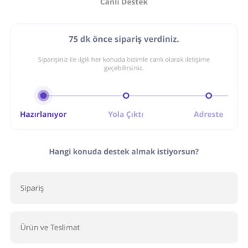 Getir 1 Saattir Siparişimi Getiremedi Maalesef