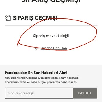 Pandora Mücevher Online Alışveriş Sitesinde Yaşanan Ödeme Sorunu