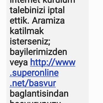 Superonline Evde İnternet Başvurusunun 1 Aydır Dikkate Alınmaması.