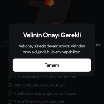Papara Veli Onayı Kaldırma