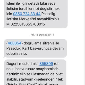 Passolig Kart Başvurusu Yapıp Ödeme Yaptım Fakat Sistemde Gözükmüyor