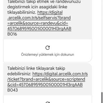 Arçelik Servisinden Alınan Hizmet
