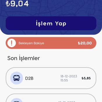 BURULAŞ Kartımda Para Görünmüyor