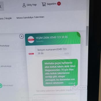 Modalife Mobilya Silivri Şubesinden Şikayetçiyim