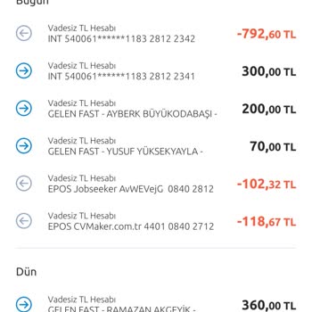 CV Maker 120 TL Para Kesintisi