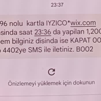 Wix Bilgim Dışında Para Çekti