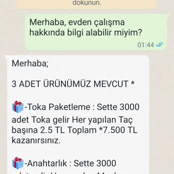 Esentürk Paketleme Evde İş Vaadiyle Karşılaşılan Sorunlar