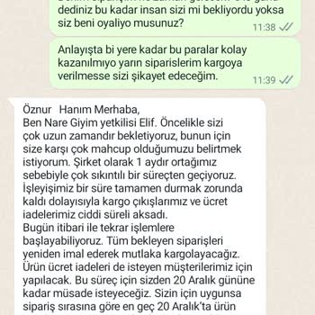 Nare Giyim ! D O L A N D I R I L D I M