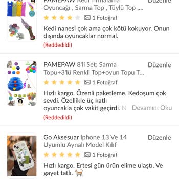 Trendyol Yorumlarım Otomatik Red Alıyor
