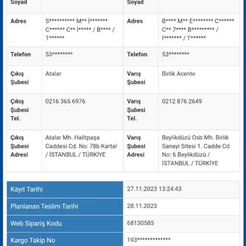 Sürat Kargo 2 Aydır Kargom Teslim Edilmedi