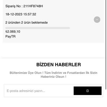 OZSARICAM Ozsaricam Markasının Ürün Göndermemesi Para İadesini Geciktirmesi