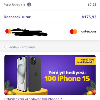 Getir Çekiliş Kampanyası Hayal Kırıklığı