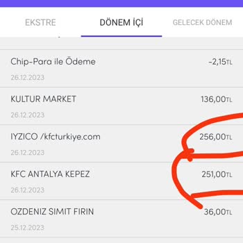 KFC Türkiye Paramı Çekti Ve Ulaşamıyoruz