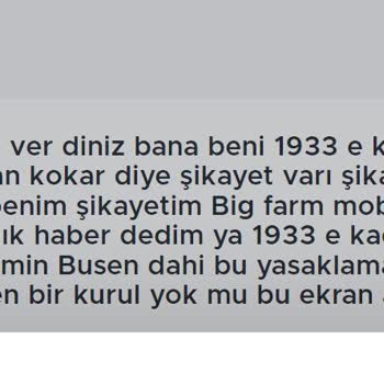 Big Farm Mobile Harvest Yasak Koydular Destek Sağlandı