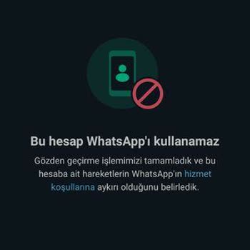 WhatsApp Destek Kullanılamıyor Ve Haksız Yere Yasaklandım