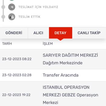 Kargom Sende Sarıyer Dagıtım Kargomu Rehin Tutuyor