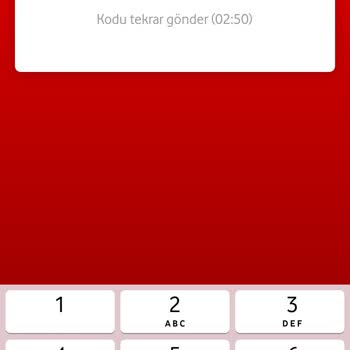 Vodafone SMS Sorunu Kod Gelmiyor