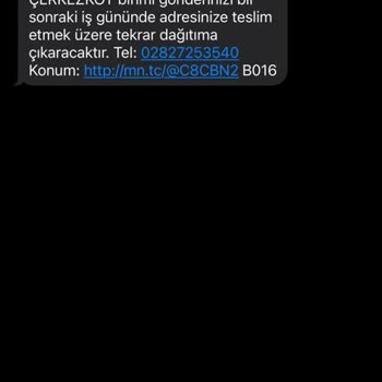 MNG Kargo Çerkezköy Şubesi Dağıtım Sorunu