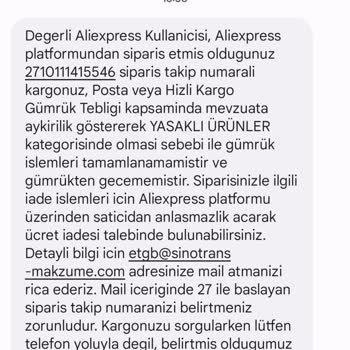 Aliexpress Beni Mağdur Ediyor Artık Güvenilmezdir