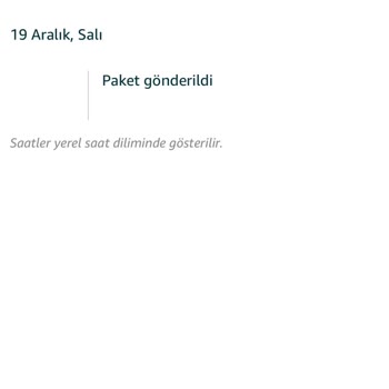 Amazon Prime İle Gelmeyen Koltuk