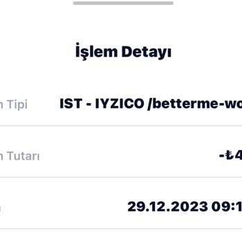 Betterme Para İadesi İstiyorum