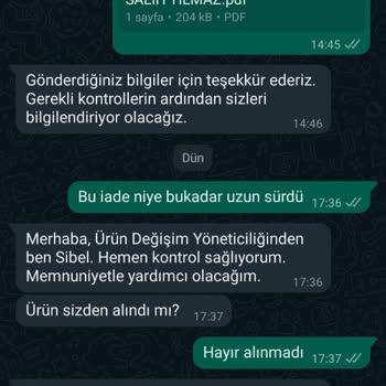 Beko Ürünün Adresten Alınması Ve Ücret İadesi