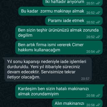Beko Ürünün Adresten Alınması Ve Ücret İadesi