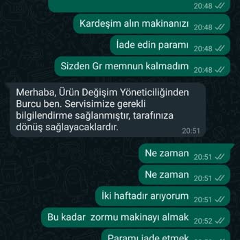 Beko Ürünün Adresten Alınması Ve Ücret İadesi