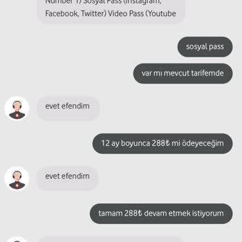 Vodafone Tarife Ücretini Yanlış Bilgi Verildi Mağdurum