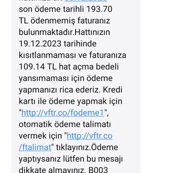 Vodafone Para Alma Taktiği