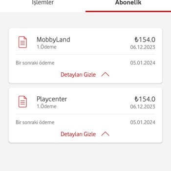 Vodafone Mobil Ödeme İle Ücret Kesintisi