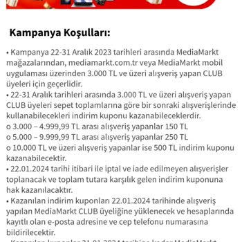 Media Markt Hediye Çeki Yalanı