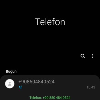0850 484 0524 Numaralı Telefon Tarafından Arandım