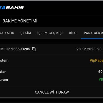 Seabahis Paramı Hesabıma Aktarmadı