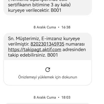 Kamu Sertifikasyon Merkezi (Kamu SM) AGT Kurye E İmzamı Getirmiyor
