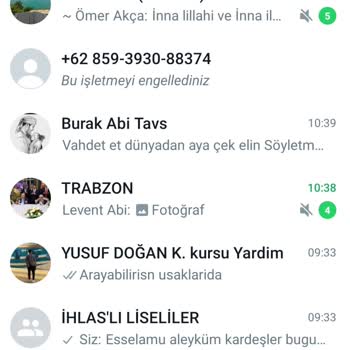 WhatsApp Yabancı Numaradan Rahatsız Edici Mesaj