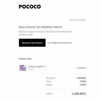 Tr-pococo.com Pococo Ürünleri Teslim Etmiyor