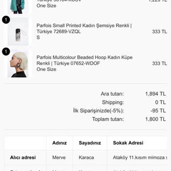 Parfois Marka Türkiye Sahte Site