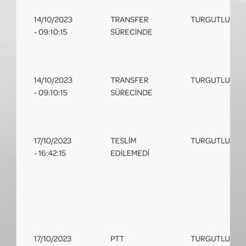 PTT Kargo PTT Mevkuf Kargo!