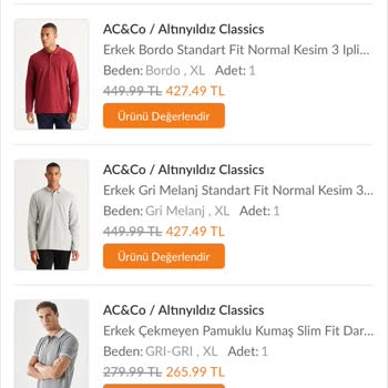 Trendyol'dan Aldığım Altınyıldız Ürünlerinden Yanlış Gönderim Şikayet